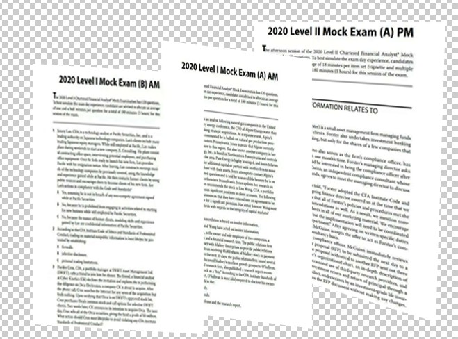 沖刺2020年CFA二級考試，檢驗成果模擬來了！